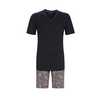 Ringella Herenpyjama Korte Mouw Blauw Fantasie