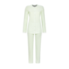 Ringella Damespyjama Knoop Lange Mouw Munt