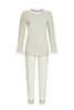 Ringella 3561222 Damespyjama LM Ronde Hals Grijs Streep