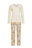 Ringella 3561221 Damespyjama LM Taupe Streep