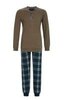 Ringella 3541216 Herenpyjama LM  Ronde Hals Taupe