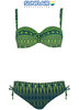 Sunflair 21053 Bikini Zwart Groen