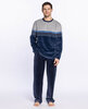 Punto Blanco 34633 Herenpyjama LM  Ronde Hals Blauw