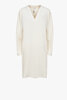 Lordsxlilies 242-52-tda-v/135 Slaapkleed V-hals Wit