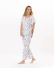Le Chat Bloom Pyjama Korte Mouw Lange Broek Corail