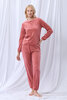 Lordsxlilies 252-51-tpi-v/418 Pyjama LM Ronde Hals Framboos