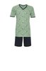 Ringella 6241322 Herenpyjama Korte Mouw Groen