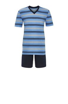 Ringella 6241311 Herenpyjama Korte Mouw Streep