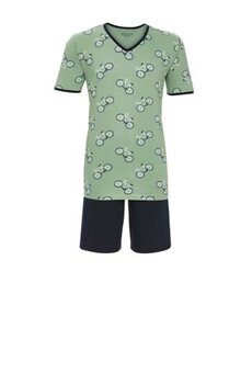 Ringella 6241322 Herenpyjama Korte Mouw Groen