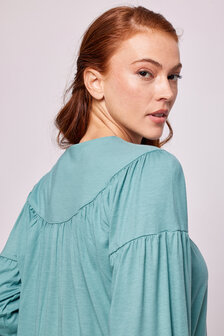 Lordsxlilies Pyjama LM V-Ronde Hals Blauwgroen