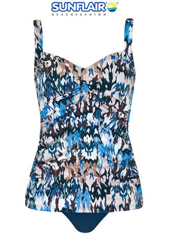 Sunflair 28014 Tankini Bloem Blauw