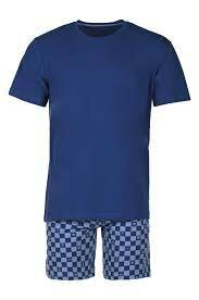 Woody Herenpyjama Donkerblauw