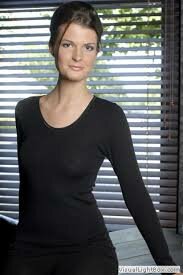 Medima Dames Hemd Lange Mouw Zwart