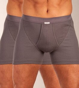 Dulcia New Basic Men Short Grijs