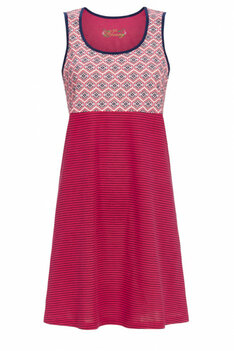 Ringella Dameskleed Brede Bretel Print Rood