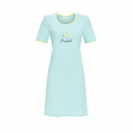 Ringella Dameskleed Korte Mouw Ananas Munt