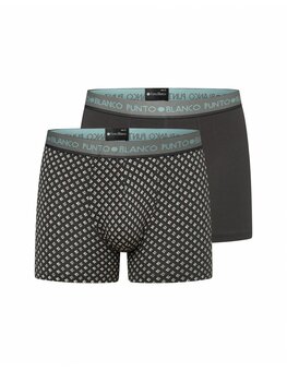 Punto Blanco Short Subtle 2-Pack Grijs Groen