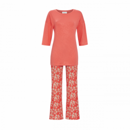 Ringella 3221236 Damespyjama Lange Broek Oranje