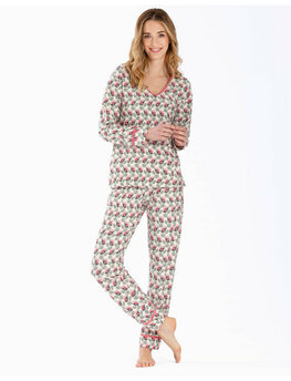 Le Chat Zoe Pyjama Lange Mouw Ecru