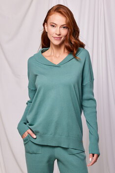 Lordsxlilies Homewear LM V-Hals Groen