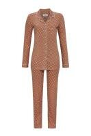Ringella 4511231 Damespyjama LM Knoop Bruin