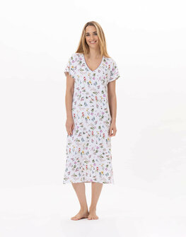 Le Chat Bloom Slaapkleed Lang Korte Mouw Corail