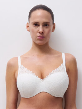 Chantelle Floral Touch Voorgevormde T-shirtBh Wit